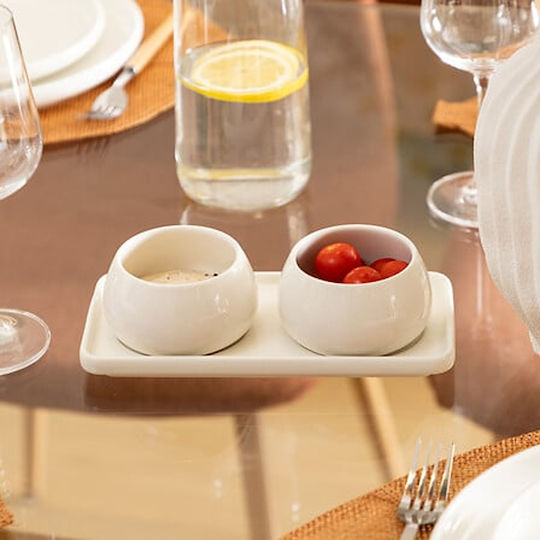 Secret de Gourmet Ορντεβιέρα Λευκή Π10xΜ20xΥ6.5cm 3τμχ Secret de Gourmet Ορντεβιέρα Λευκή Π10xΜ20xΥ6.5cm 3τμχ