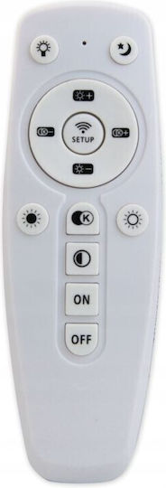 Masterled Ceiling Mount Light 45cm Gray with Integrated LED and Remote Control