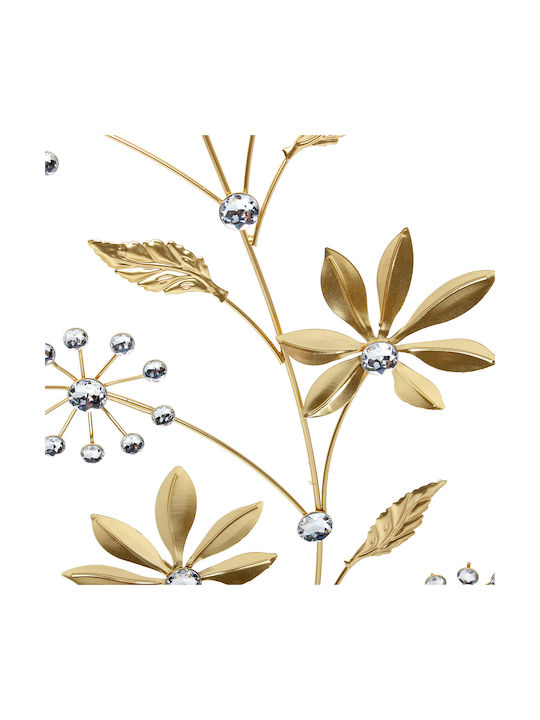 Keskor Gold Wall Decor Made of Metal 90x30cm