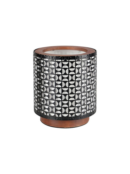 Ostaria Dekorative Lampe mit Fassung für E27 Lampe Braun