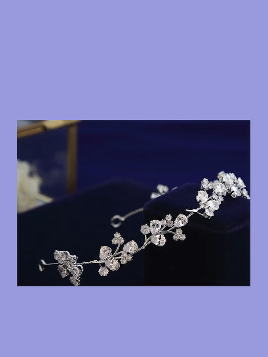 “candy Zirconia Headband” Υπέρλαμπρο Στεφάνι Στολισμένο Μεσαίου Μεγέθους Πέτρες Ζιργκόν