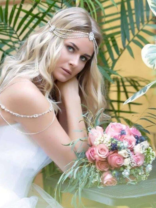 Millena Headpiece Adecvat Aksesuar Pentru Nunți De Vară O Recepție Aspecte Speciale Disponibil Auriu Argintiu