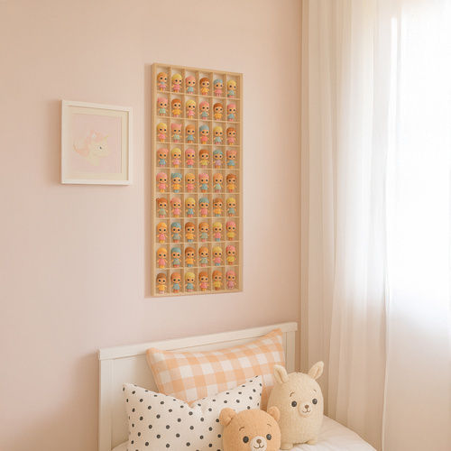 Kids Wall Mount Shelf Beige