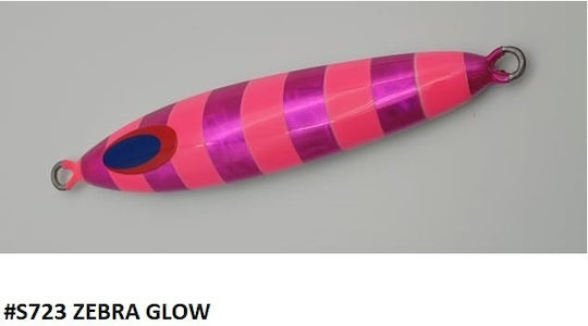 DeepLiner Artificial Bait Speed Slider, slider Fluorescent 180gr S725 Zebra Glow