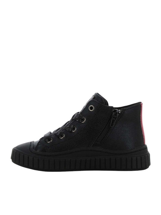 Anatomical Kids Boots with Laces Black