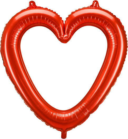 Balloon Foil Jumbo Heart Red 73cm