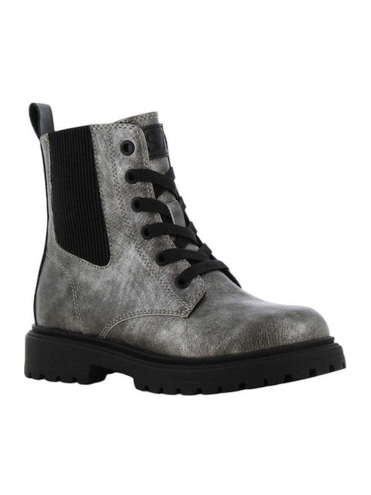 Anatomical Kids Boots with Laces Gray