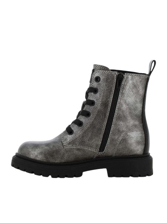 Anatomical Kids Boots with Laces Gray