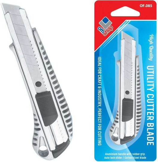 Cuțit Retractabil Cu Lamă De 18 Mm Blocare Automată Vârf Ascuțit Metal