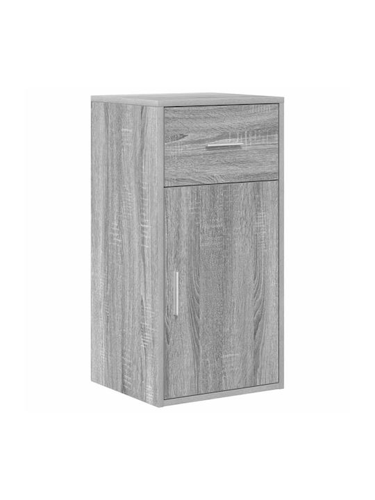 Office Storage Chipboard Cabinet Grey Sonoma L38xW34.5xH75cm