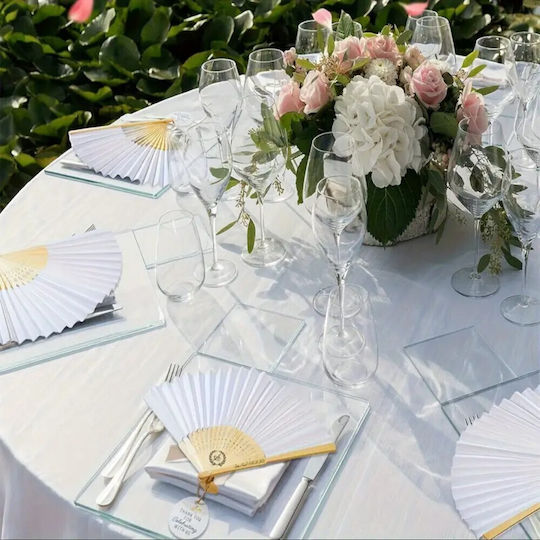 White Fan 25cm