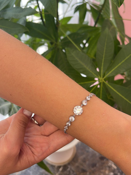 Women's Bracelet made of Steel with Zircon