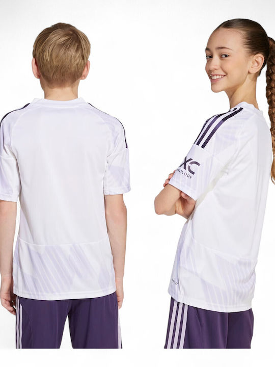 Kids' Shirt Short Sleeve White Mufc A Jsy
