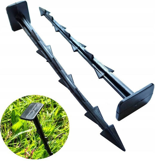 Cuie Fixare Folie Paturi De Grădină Seră Lungime 15 Cm Negru