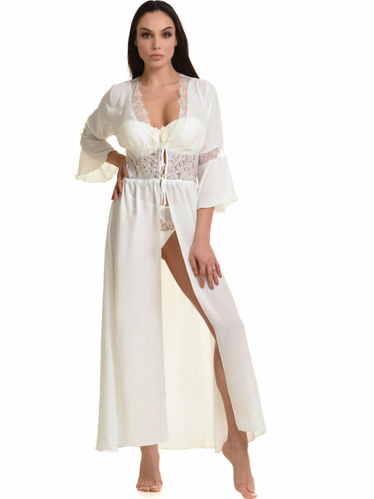 Summer Women's Robe White