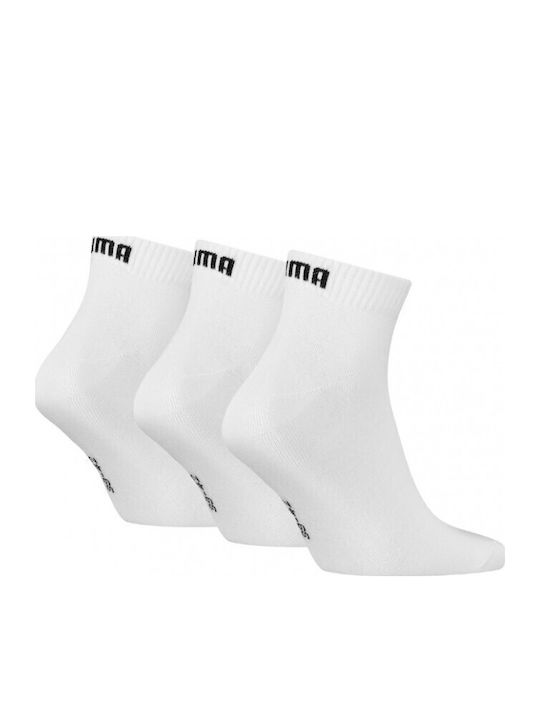 PUMA Παιδικές Κάλτσες White 3 Ζευγάρια