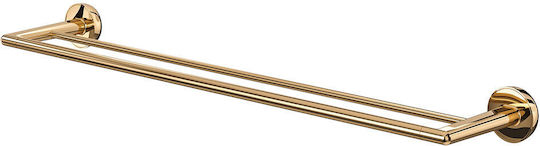TIGER Double Wall-Mounted Bathroom Rail ​12.6x65.2cm Gold