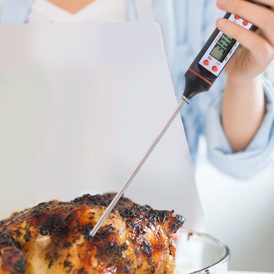 Alpina Appliances Digital Lebensmittelthermometer Kochen mit Sonde -50°C / +300°C