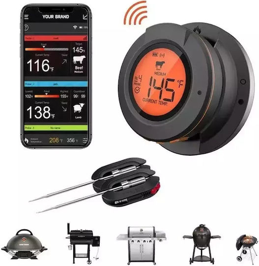 Thermogatz Digital Thermometer BBQ mit Nadel