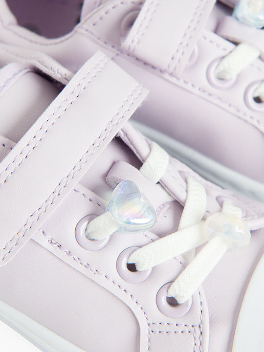 Kids Sneakers with Scratch Purple