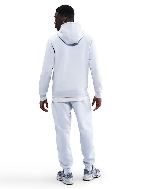 Club Cardigan With Blue Hood