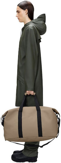 Rains Hilo Weekend Bag Sack Voyage Back 36lt Beige made of Artificial Leather P26cm