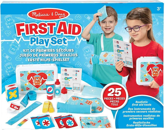 Melissa & Doug Παιδικό Ιατρικό Σετ από Ξύλο για 3+ Ετών 25τμχ