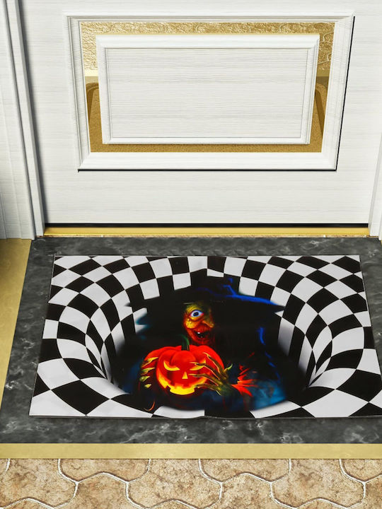 Fußmatte Rutschfest aus Gummi Schwarz 60x40cm