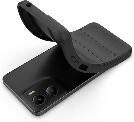 Techsuit Shield Back Cover Silicone Black (Motorola Moto G05, Motorola E15)