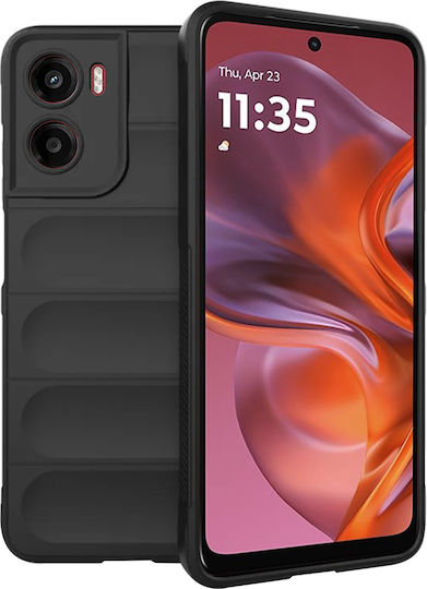 Techsuit Shield Back Cover Silicone Black (Motorola Moto G05, Motorola E15)