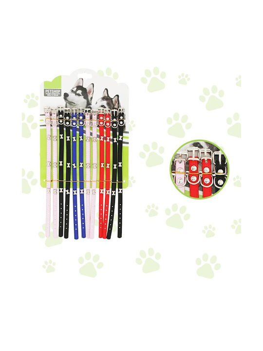 Hundehalsband 1 cm Breite Kunstleder Verschiedene Farben