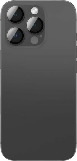 AmazingThing Camera Protection Tempered Glass Black for the iPhone 16 Pro, iPhone 16 Pro Max