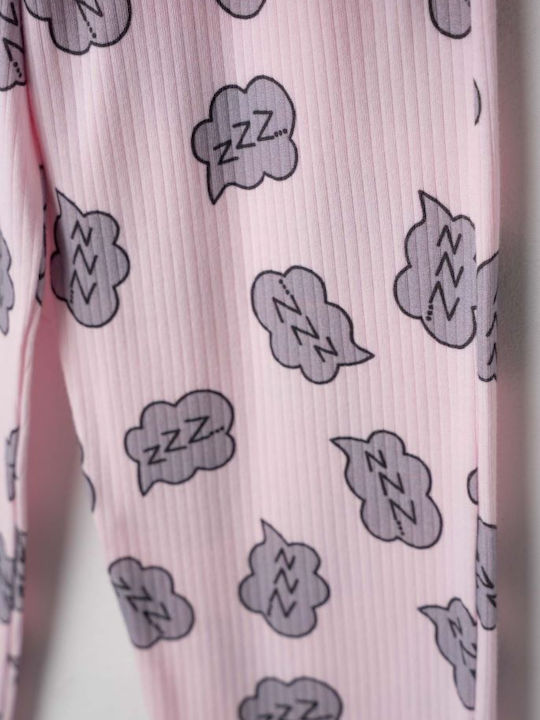 Evita Pijama pentru copii De iarnă Roz