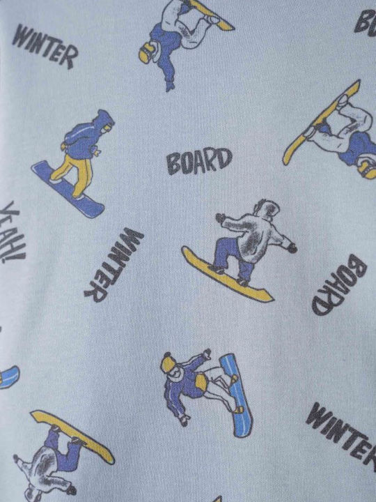 Hashtag Kinder-Nachtwäsche Winter Blaue