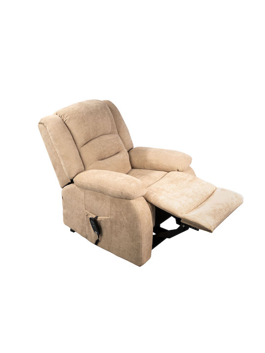 Cinnamon Ii Πολυθρόνα Relax με Υποπόδιο Cinnamon 80x74x104cm