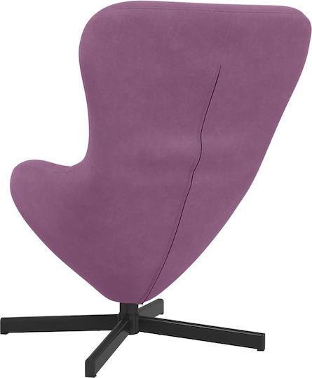 Armchair Purple 63x73x90cm