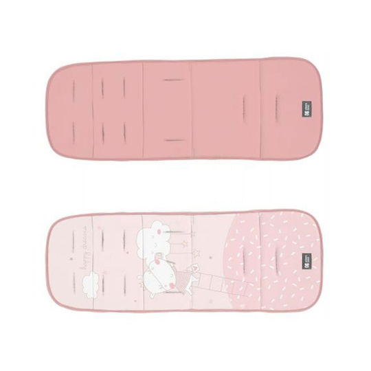 Kikka Boo Stroller Seat Liner Double Sided 82x32x1.5cm Pink