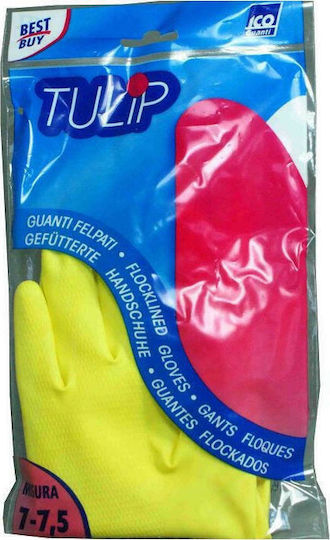 Tulip Oven Gloves Plastic Medium Yellow 1pcs