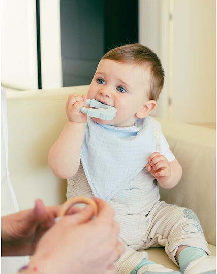 Interbaby Beißring für das Zahnen BPA-frei aus Silikon für 0 m+
