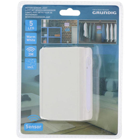 Grundig LED Lumină de noapte cu Alimentare cu baterie și Senzor de mișcare 1buc