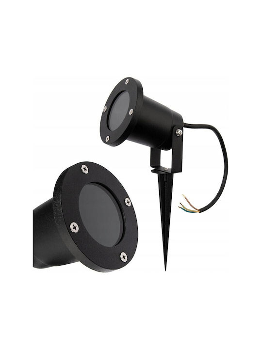 Masterled Φωτιστικό Προβολάκι Εξωτερικού Χώρου 35W IP54 για Ντουί GU10 Μαύρο
