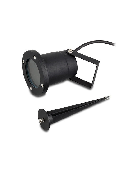 Masterled Φωτιστικό Προβολάκι Εξωτερικού Χώρου 35W IP54 για Ντουί GU10 Μαύρο