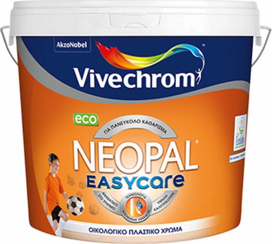 Vivechrom Neopal Easycare Eco Πλαστικό Χρώμα Οικολογικό για Εσωτερική Χρήση 1lt