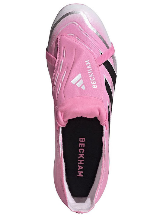 adidas Predator League FG/MG Football Shoes with Pink Cleats