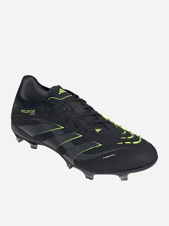 adidas Predator Pro Football Shoes with Cleats Black