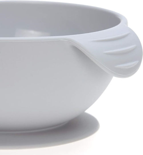 Laessig Baby Food Bowl made of Silicone Gray