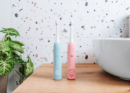 Concept Smile Children's Electric Toothbrush with Chronograph for 5+ Years with Replacement Heads