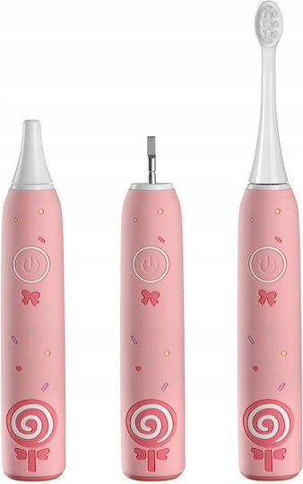 Concept Smile Children's Electric Toothbrush with Chronograph for 5+ Years with Replacement Heads