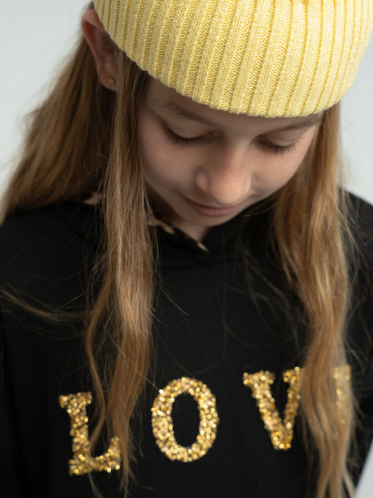 Kids Sweatpants Set Black 2pcs