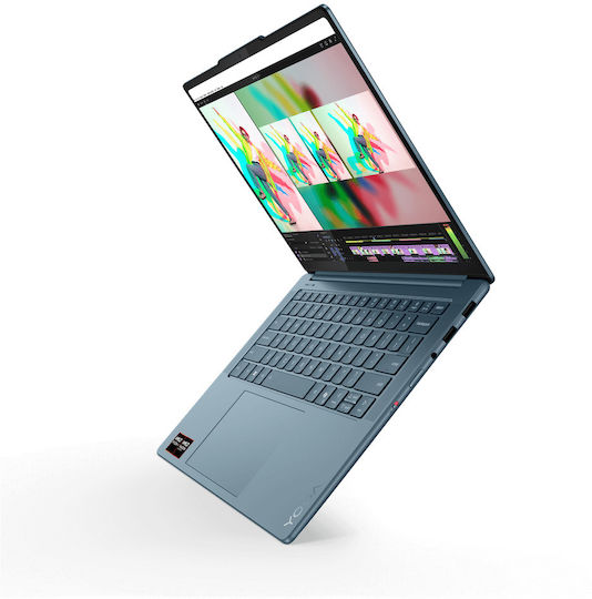 Lenovo Yoga Slim 7 14AKP10 14" OLED FHD+ (Ryzen AI 300 Serie-7 350/32GB/1TB SSD/W11 Startseite) Tidal Teal (GR Tastatur)